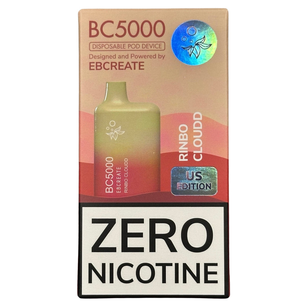 Nulla nikotin – BC5000 – Rainbow Candy (Rinbo Cloudd) – EBCreate