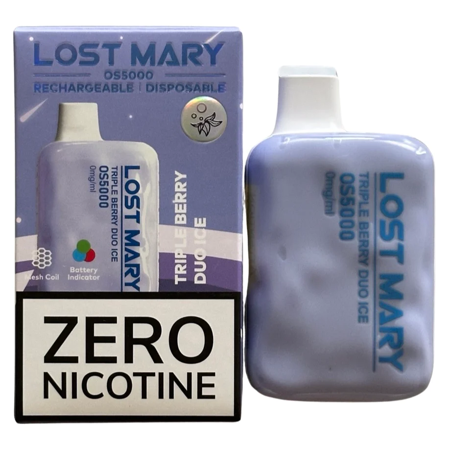 Triple Berry Ice - Lost Mary OS5000 - Zero Nicotine