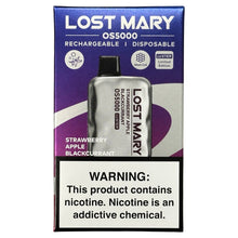 Afbeelding laden in Galerijviewer, Aardbei Appel Zwarte Bes - Lost Mary OS5000 - Lustre Edition
