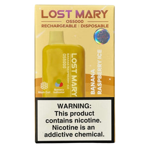 Banan Raspberry Ice - Lost Mary OS5000