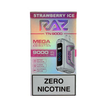 Kép betöltése a Galérianézegetőbe, Strawberry Ice - RAZ TN9000 - Zero Nicotine
