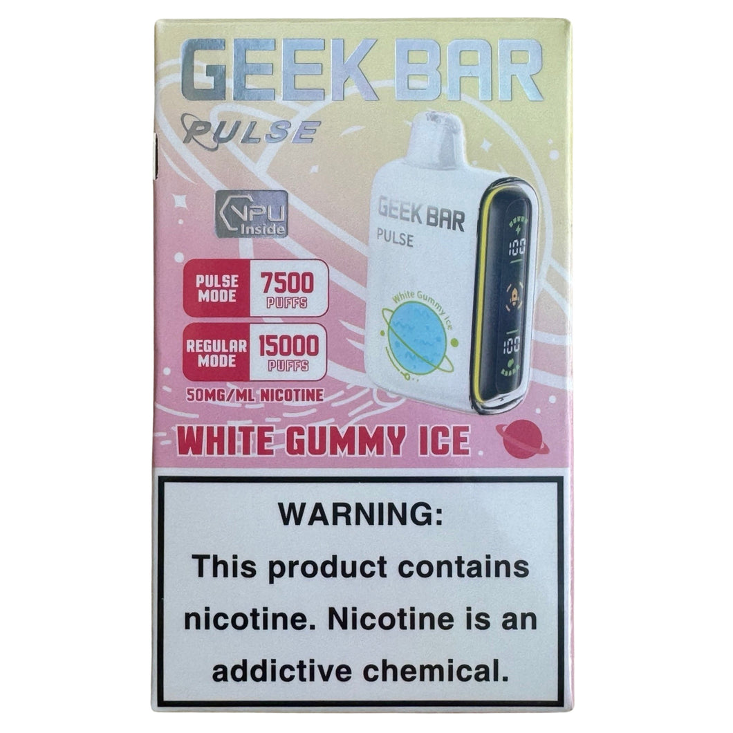 Witte Gummy IJs - Geek Bar Pulse 15000