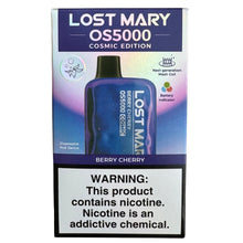 Lataa kuva gallerian katseluohjelmaan, Berry Cherry - Lost Mary OS5000 - Cosmic Edition 7500 Puffs
