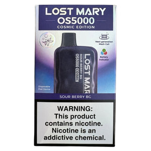 Sour Berry BG - Lost Mary OS5000 - Cosmic Edition 7500 Rookwolken