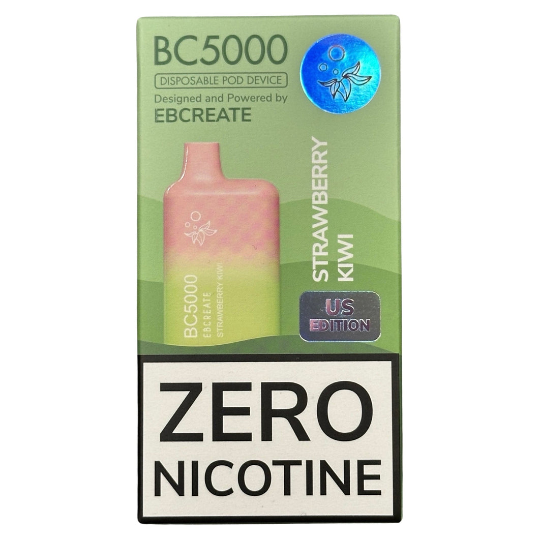 Zero Nicotine - BC5000 - Strawberry Kiwi - EBCreate