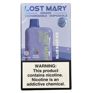 Blue Razz Ice - Lost Mary OS5000