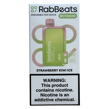 Afbeelding laden in Galerijviewer, Strawberry Kiwi Ice - RabBeats RC10000 van Lost Mary
