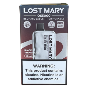 Black Strawnana - Lost Mary OS5000 - Lustre-editie