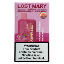 Afbeelding laden in Galerijviewer, Sakura Berry Peach Ice - Lost Mary OS5000
