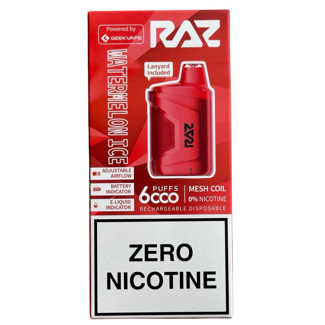 Watermeloenijs - RAZ CA6000 - Geen nicotine