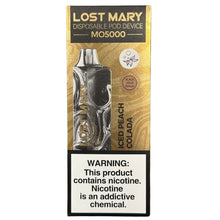 Bild in den Galerie-Viewer laden, Lost Mary MO5000 – Iced Peach Colada – Black Gold Edition
