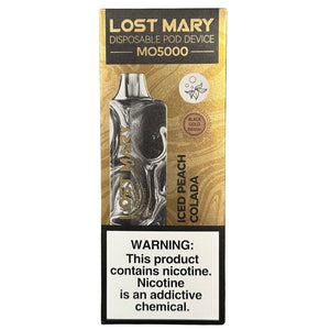 Lost Mary MO5000 – Iced Peach Colada – Black Gold Edition