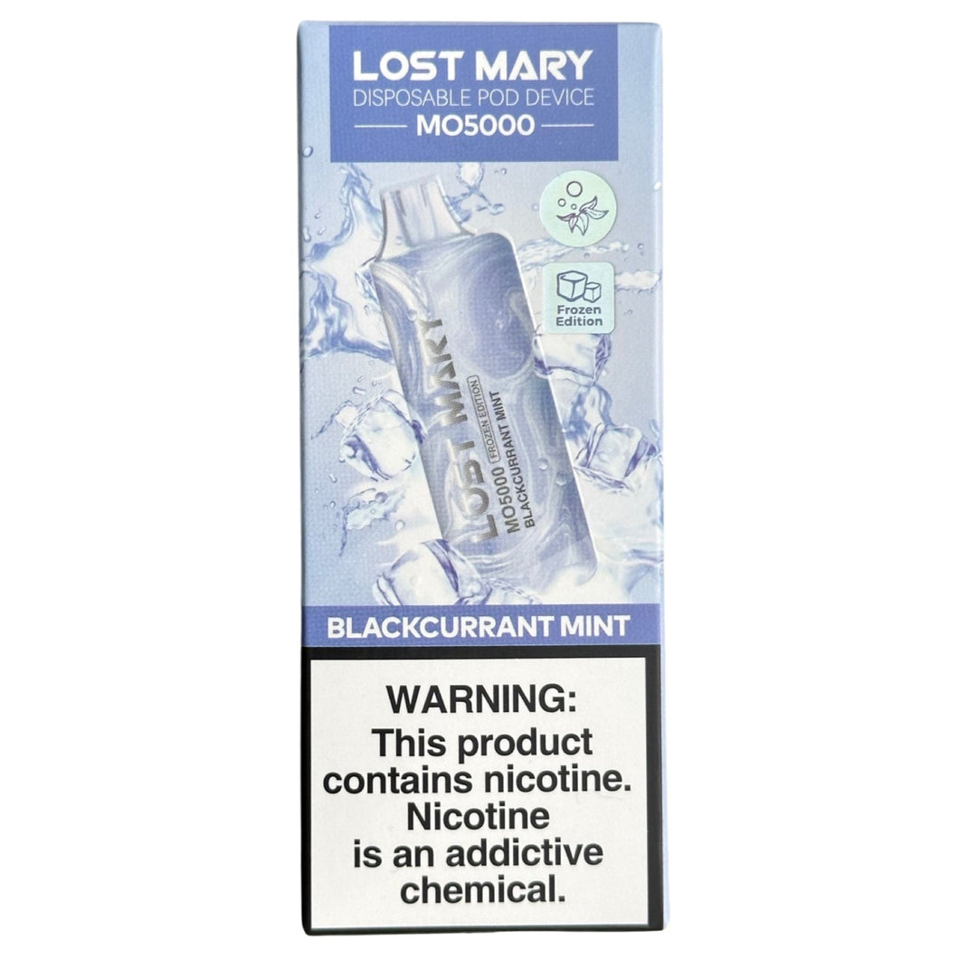 Lost Mary MO5000 – Schwarze Johannisbeerminze – Frozen Edition