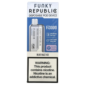 Funky Republic Fi3000 Blue Razz Ice