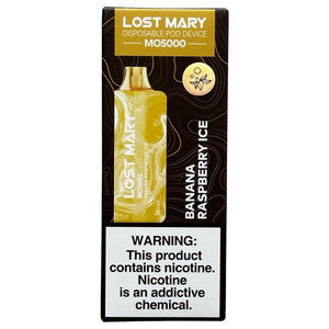 Lost Mary MO5000 - Banán Raspberry Ice