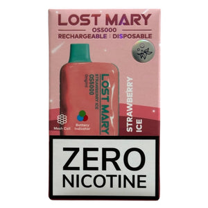 Strawberry Ice – Lost Mary OS5000 – Zéró nikotin