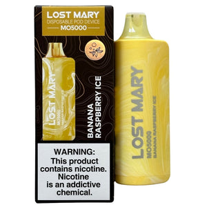 Lost Mary MO5000 - Banán Raspberry Ice