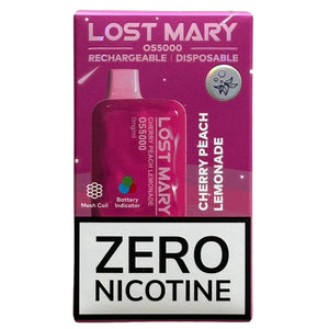 Kersenperziklimonade - Lost Mary OS5000 - Geen nicotine