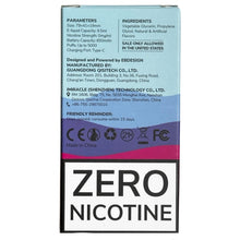 Indlæs billede i gallerifremviser, Zero Nicotine - BC5000 - Tropical Rainbow Blast - EBCreate
