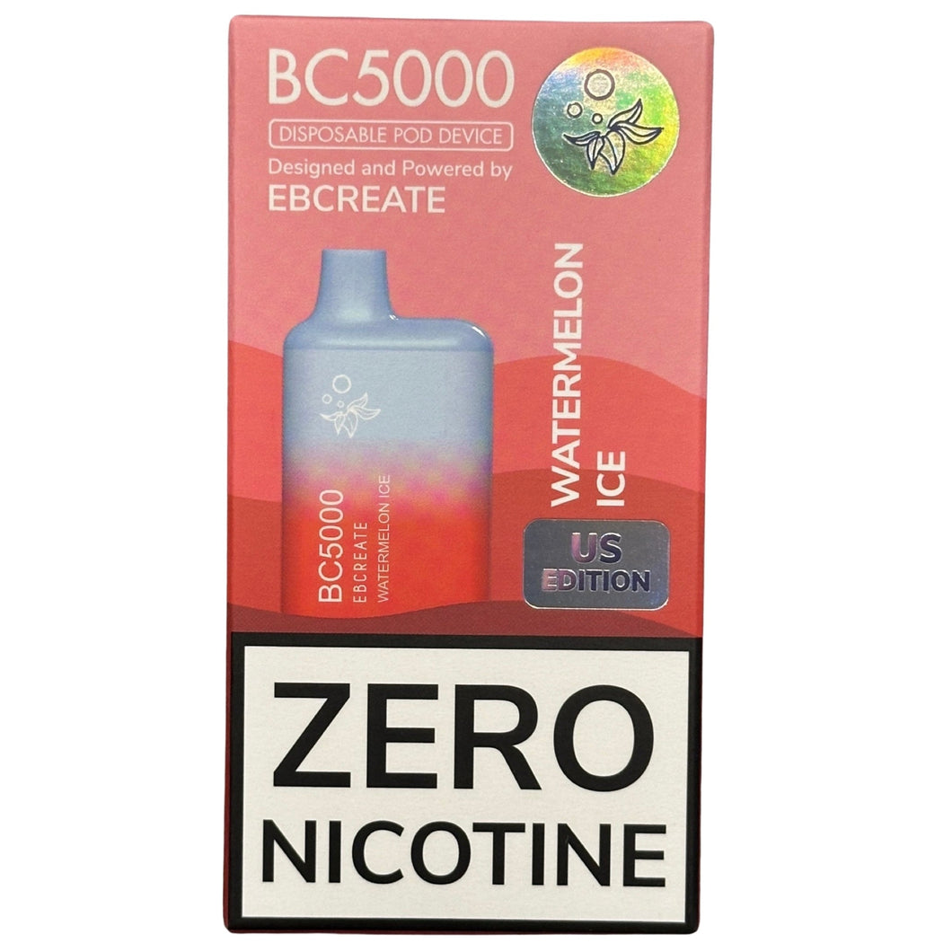 Zero Nicotine - BC5000 - Watermeloenijs - EBCreate