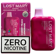 Afbeelding laden in Galerijviewer, Kersenperziklimonade - Lost Mary OS5000 - Geen nicotine
