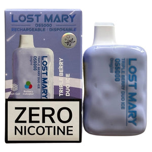 Triple Berry Duo Ice - Lost Mary OS5000 - Geen nicotine