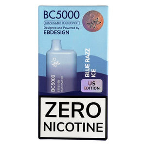 Null Nikotin – BC5000 – Blue Razz Ice – EBCreate