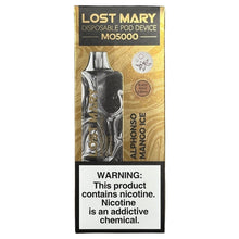 Bild in den Galerie-Viewer laden, Lost Mary MO5000 – Alphonso Mango Ice – Black Gold Edition
