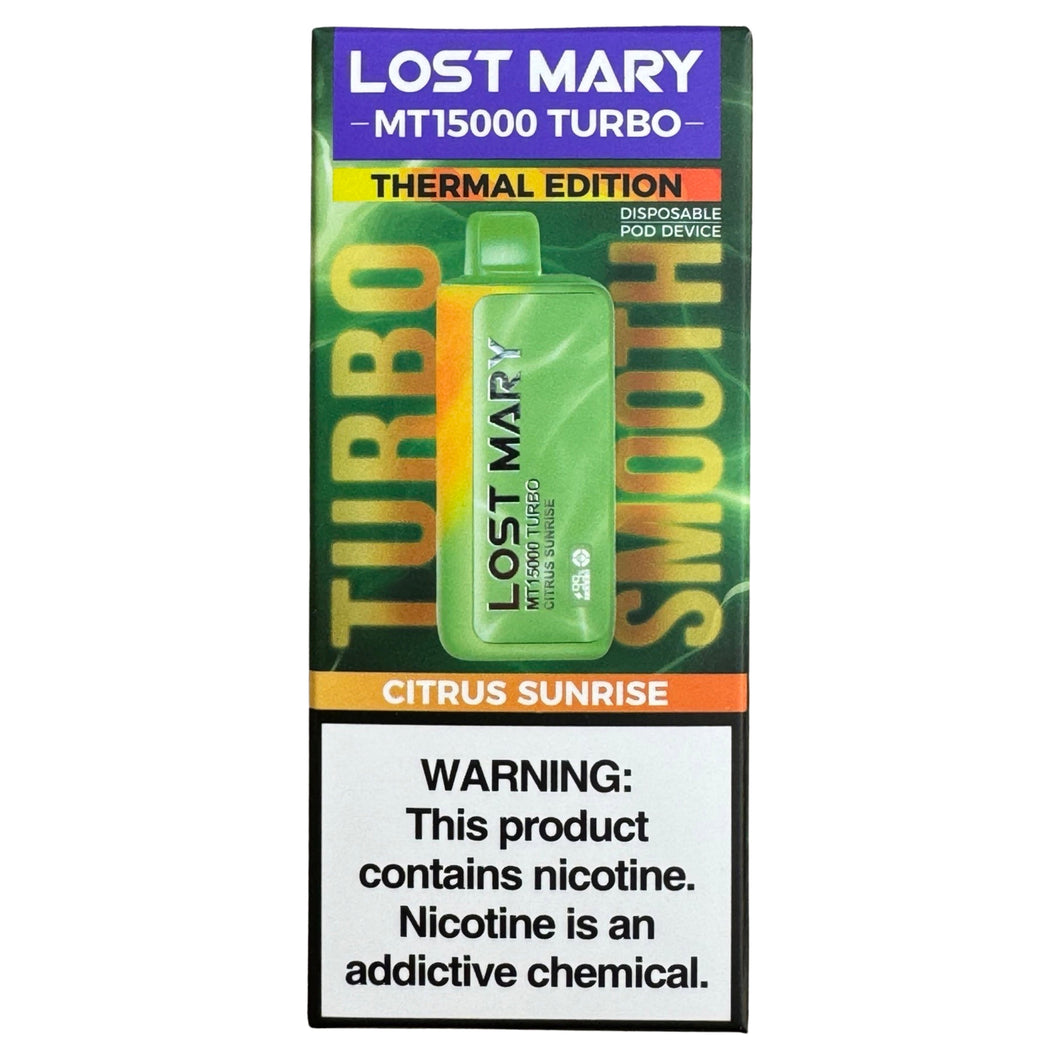 Citrus Sunrise - Lost Mary MT15000 Turbo Thermal Edition