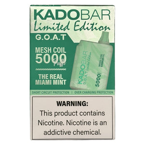 Kado Bar BR5000 The Real Miami Mint – G.O.A.T Limited Edition